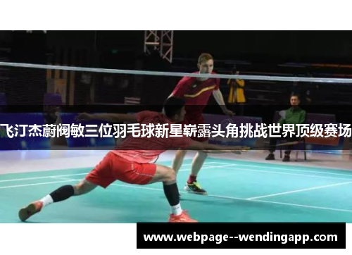 飞汀杰蔚阀敏三位羽毛球新星崭露头角挑战世界顶级赛场